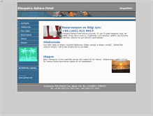 Tablet Screenshot of kleopatrasahara.com